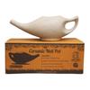 ANCIENT IMPEX Ceramic Neti Pot 250 ml (Ivory Matte) with 5 Neti Salt Sachets  Natural Remedy for Sinus Relief, Congestion, Allergy & Nasal Cleansing view 2