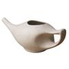 ANCIENT IMPEX Ceramic Neti Pot 250 ml (Ivory Matte) with 5 Neti Salt Sachets  Natural Remedy for Sinus Relief, Congestion, Allergy & Nasal Cleansing view 3