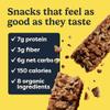 Tosi Nut Bars, Peanut Dark Chocolate, Healthy Snacks for Adults & Kids, Plant Based Crunchy Bars (7G Protein), Organic Keto Snacks, Vegan, Gluten & Soy Free, Low Sugar, Omega 3s, 1oz, 12-Pack view 4