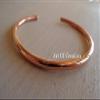 Art Of Creation Pure Copper Bracelet handmade Cuff for Men and Women Plain Solid Bangle Adjustable From Indi For Unisex view 4