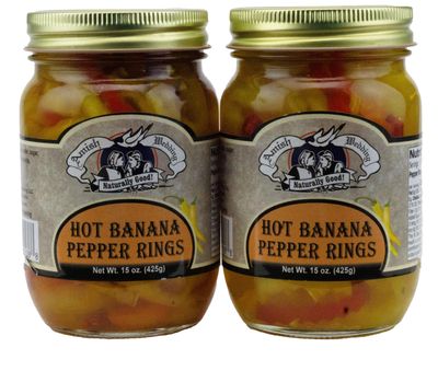 Amish Wedding Hot Banana Peppers (2 Jars)