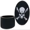 TeaZa Herbal Pouch Bangin Black Cherry 4 Cans with DC Crafts Nation Skin Can Cover - Jolly Roger view 2