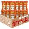 Baked Cheetos Crunchy Cheese Flavored Snacks, 0.875 oz Bags, (40 Pack), 50% Less Fat, Gluten Free, No Artificial Flavors & Colors, Packaging and Formula May Vary view 1