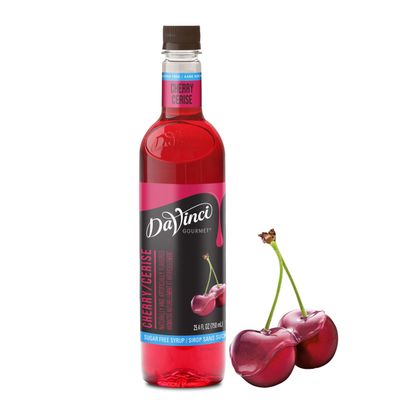 DaVinci Gourmet Sugar-Free Cherry Syrup, 25.4 Fluid Ounces (Pack of 1)