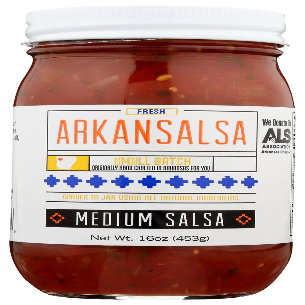 Arkansalsa, Salsa Medium, 16 Ounce