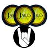 Jake's Mint Chew Kola 3 Cans with DC Crafts Nation Skin Can Cover - Metal view 1
