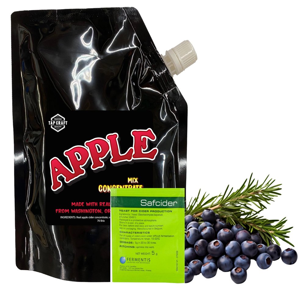 HomeBrewStuff 1 Gallon Juniper Berry Hard Cider Extract Recipe Kit