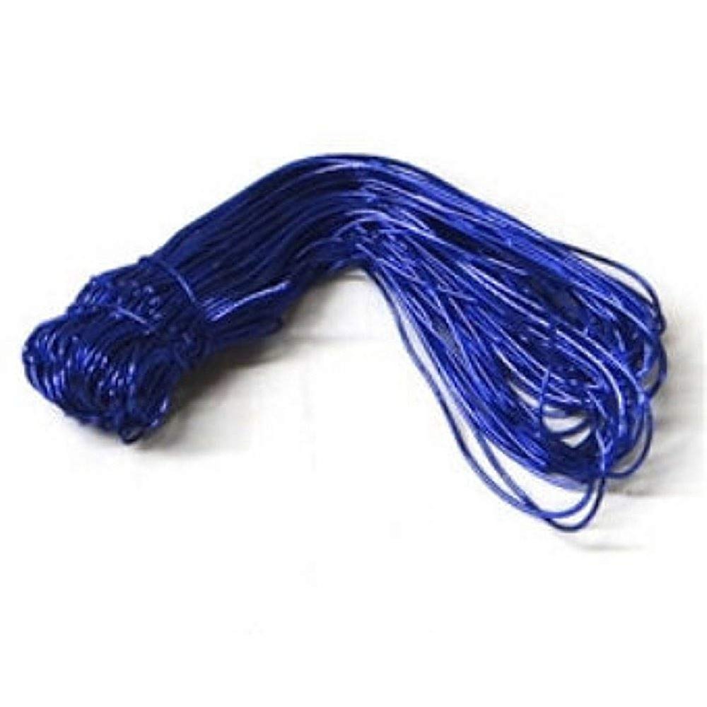 10 Inch Royal Blue Metallic Stretch Loop with Bow (1/16in. Cord) (100)