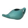 ANCIENT IMPEX Ceramic Neti Pot 250 Ml (Turquoise) with 5 Sachets Neti Salt | Natural Remedy for Nasal Hygiene, Congestion & Sinus Flush | Eco-Friendly Ayurvedic Nasal Rinse Pot view 1