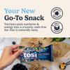 Tosi Meal Nut Bars, Cashew Blueberry, Healthy Snacks for Adults & Kids, Crunchy Plant Based Protein Bar (14G), Keto Snacks, Vegan, Gluten & Soy Free, Low Sugar, Omega 3s, 2.4oz, 12-Pack view 3