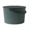 Hachimankasei 239857 Sceltevie omnioutil Natural Luxe Basket, Baked Green, S, 2.2 gal (8 L) view 1