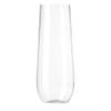 Munfix 36 Pack Stemless Plastic Champagne Flutes Disposable 9 Oz Clear Plastic Toasting Glasses Shatterproof Recyclable and BPA-Free view 4