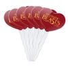 Fantastic Beasts and Where to Find Them Logo Heart Love Cupcake Picks Toppers Decoration Set of 6 view 1