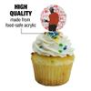 A Nightmare on Elm Street Freddy Cupcake Picks Toppers Decoration Set of 6 view 3