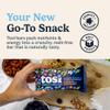 Tosi Meal Nut Bars, Almond Blueberry, Healthy Snacks for Adults & Kids, Crunchy Plant Based Protein Bar (14G), Keto Snacks, Vegan, Gluten & Soy Free, Low Sugar, Omega 3s, 2.4oz, 12-Pack view 3