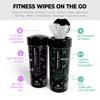 Wipex Fitness Equipment Wipes | Clean Gym Equipment, Yoga Mats, Peloton Bike Cleaner, Exercise Machine Wipes | Lemongrass, Eucalyptus, 75 Ct Canister view 4