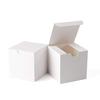 GEFTOL Small White Gift Box 50 Pack 3 x 3 x 3 inches Fold Box Paper Gift Box Bridesmaids Proposal Box for Bridal Birthday Party Christmas
