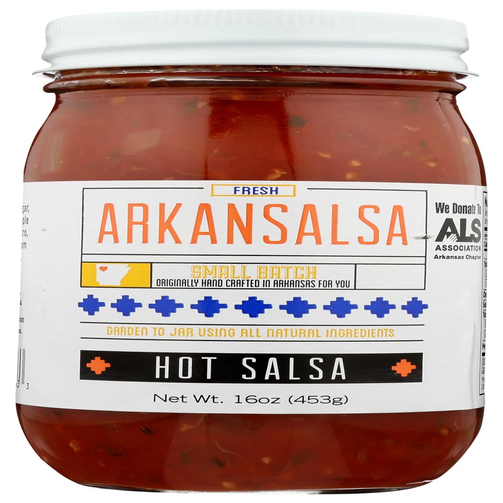Arkansalsa, Salsa Hot, 16 Ounce