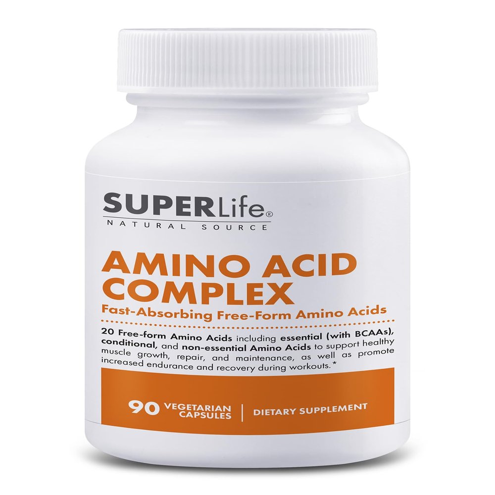 Fresh Start Amino Acid Complex - Fast Absorbing & Free Form Essential & Branched Chain Amino Acids BCAAs | Supports Muscle Growth, Strength & Recovery | Supplement - 90 Capsules