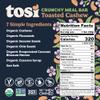 Tosi Meal Nut Bars, Cashew, Healthy Snacks for Adults & Kids, Crunchy Plant Based Protein Bar (14G), Keto Snacks, Vegan, Gluten & Soy Free, Low Sugar, Omega 3s, 2.4oz, 12-Pack view 2
