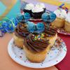Aquaman Movie My Other Ride is a Shark Heart Love Cupcake Picks Toppers Decoration Set of 6 view 4