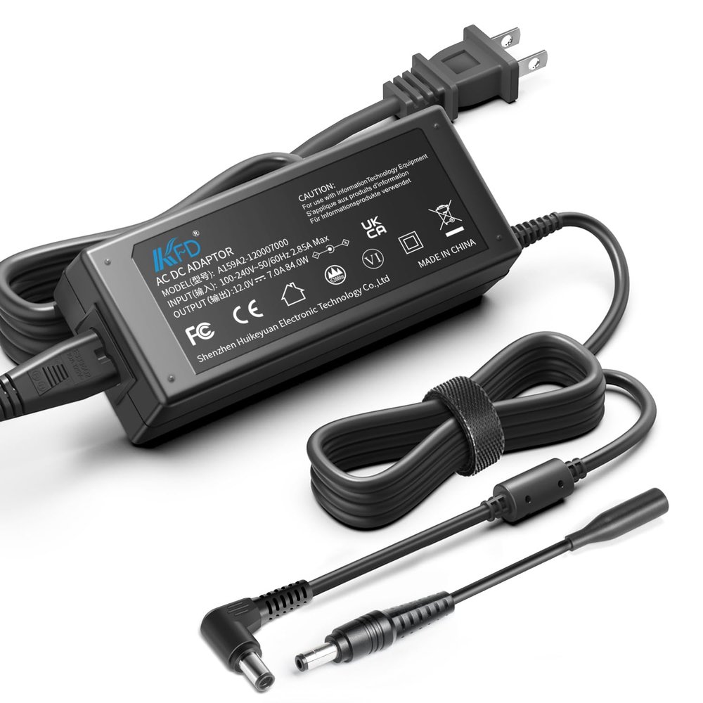 KFD 90W AC Adapter Charger for Phillips Respironics DreamStation 2 CPAP BiPAP DSX510 DSX520 667P 760P 767P 457P 657P 757P PR System One 60 50 M Series DS250S 1015642 REMstar CPAP Power Supply Cord