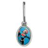 Superman Character Antiqued Oval Charm Clothes Purse Suitcase Backpack Zipper Pull Aid view 1