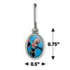 Superman Character Antiqued Oval Charm Clothes Purse Suitcase Backpack Zipper Pull Aid view 4