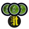 Jake's Mint Chew Spearmint 3 Cans with DC Crafts Nation Skin Can Cover - FIT Black view 1