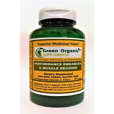 Green Organic Supplements' Muscle Recover & Performance Enhancer