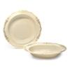 " OCCASIONS " 240 Bowls Pack, Disposable Wedding Party Plastic Bowls (12oz Soup Bowl, Verona in Ivory & Gold) view 1