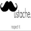 1/2 Sheet - Respect The Mustache Birthday - D343 - 2D Edible Cake/Cupcake Party Topper view 1