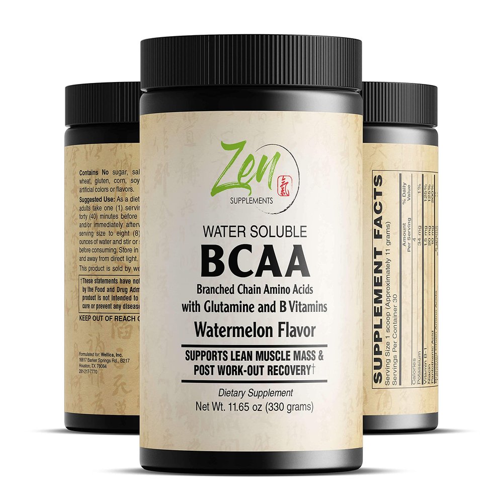 Zen Supplements - BCAA - Branch Chain Amino Acids-Clean Fit, Keto Diet, Supports Muscle Build, Improve Recovery and Increase Endurance 330GR-Powder