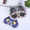 Booluee 8 Pcs Cute Cartoon Animal Sleep Eye Mask Cat Dog Sleep Mask Soft Comfortable Blindfold Eye Cover Eyeshade with Earplugs for Kids Men Women Plane Travel Nap Night Sleeping (4 Dog+4 Cat) view 4
