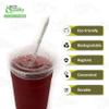 [1500 Pack] Clear Biodegradable Plant Based Wrapped Straws - BPA Free - Eco Friendly Straws - biodegradable - 100% Compostable - Drinking Straws Great for Parties, Office, Restaurants (5 Box) view 2