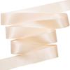 Morex Ribbon Double Face Satin Ribbon 7/8" X 50 YD Nude Ribbon for Gift Wrapping, Birthday Gift Cards, Satin Dress for Women, Silk Ribbons for Crafts, Wedding Gifts for Couple view 2