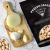 Presto Sales In Shell Pistachios Onion n' Garlic 16 oz. | Premium UMAMI taste, Allium family, Shallot relish, Flavored Pistachio Nuts | Healthy, Natural, Vegan, Non-GMO | Resealable 1 lb. Pouch Bag view 4