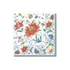 Caspari Chinese Ceramic Paper Cocktail Napkins in White, Four Packs of 20 view 2