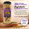 Stonehedge Farms Gourmet Caramel Popcorn Clusters | 20 oz Reclosable Container | Mix Of Pop corn, Cashews, Almonds and Butter Toffee | Holiday Snack Gift view 3