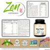 Zen Supplements - Organic Grass Fed Whey Protein 19g Per Serving Keto Friendly - Vanilla 32 Oz-Powder view 2