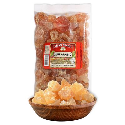 Angel Brand Gum Arabic 1.25lbs  Premium Food-Grade Acacia Gum for Baking, Arts, Crafts, and More  Versatile, Edible, and Water-Soluble Powder