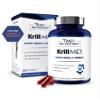 1MD Nutrition KrillMD - Antarctic Krill Oil Omega 3 Supplement with Astaxanthin, EPA, DHA | 2X More Effective Than Fish Oil | 60 Softgels view 1