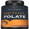 Sunergetic Premium Methyl Folate Supplement  with Methylated Vitamin B12 and Vitamin B6  Metabolically Active Folate as Magnafolate - Methylfolate 400 mcg per Capsule  60 Capsules view 1