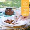 100% Compostable Disposable Paper Plates Bulk [9" 400 Pack],Bamboo Plates, Eco Friendly, Biodegradable, Sturdy Large Dinner Party Plates, Heavy-Duty, Unbleached by Earth's Natural Alternative view 4