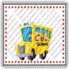 1/2 Sheet - Back to School Bus Birthday - D7600 - 2D Edible Cake/Cupcake Party Topper