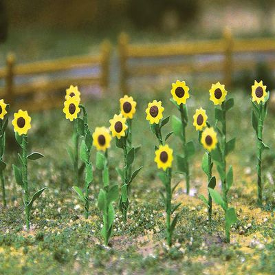 Bachmann 32506 Sunflowers - 1" Tall (16/Pk)