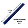 Blue Vocal Tubes for Speech Therapy and Singing Therapy Straws for Vocal Health - Set of 2 Silicone Tubes for water resistant Voice Therapy and Tube Phonation Singing exercises and singing training view 2