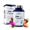 1MD Nutrition LiverMD - Liver Support Supplement | Siliphos Milk Thistle Extract & NAC - Supports Healthy Energy, Immunity & Overall Health - Liver Cleanse & Support | 60 Capsules view 1