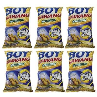 Boy Bawang Cornick Garlic 3.54oz (100g), 6 Pack