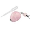 Nupuyai Essential Oil Diffuser Necklace for Women Men 28", Perfume Bottle Healing Stone Pendant with Chain for Unisex, Rose Quartz view 4